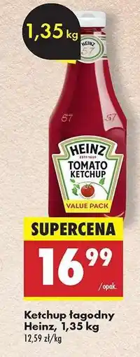 Biedronka Ketchup łagodny Heinz, 1,35 kg oferta