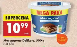 Biedronka Mascarpone Delikate, 500 g oferta