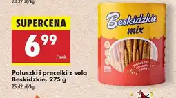 Biedronka Paluszki i precelki z solą Beskidzkie, 275 g oferta