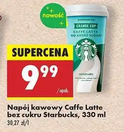 Biedronka Napój kawowy Caffe Latte bez cukru Starbucks, 330 ml oferta