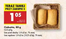 Biedronka Ciabatta 80 g oferta