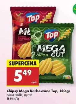 Biedronka Chipsy Mega Karbowane Top, 150 g oferta