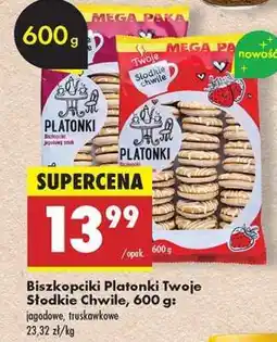 Biedronka Biszkopciki Platonki Twoje Słodkie Chwile, 600 g oferta