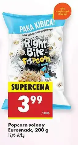 Biedronka Popcorn solony Eurosnack, 200 g oferta