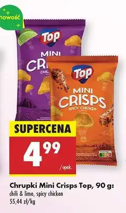 Biedronka Chrupki Mini Crisps Top, 90 g oferta