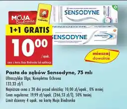 Biedronka Pasta do zębów Sensodyne, 75 ml oferta