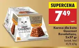Biedronka Karma dla kota Gourmet Revelations, 2x57 g oferta