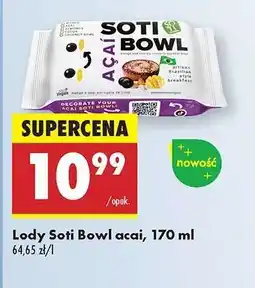 Biedronka Lody Soti Bowl acai, 170 ml oferta