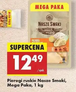 Biedronka Pierogi ruskie Nasze Smaki Mega Paka 1 kg oferta