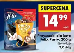 Biedronka Przysmaki dla kota Felix Party, 200 g oferta