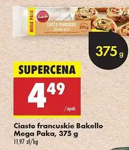 Biedronka Ciasto francuskie Bakello Mega Paka, 375 g oferta