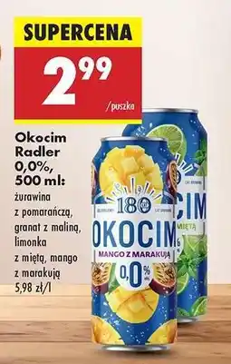 Biedronka Okocim Radler 0,0%, 500 ml oferta