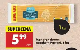Biedronka Makaron durum spaghetti Pastani, 1 kg oferta