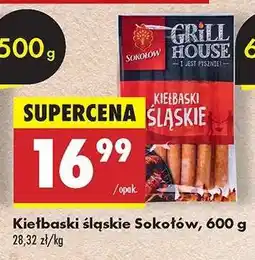 Biedronka Kiełbaski śląskie Sokołów, 600 g oferta