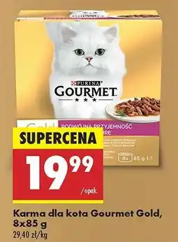 Biedronka Karma dla kota Gourmet Gold, 8x85 g oferta