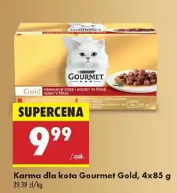 Biedronka Karma dla kota Gourmet Gold, 4x85 g oferta