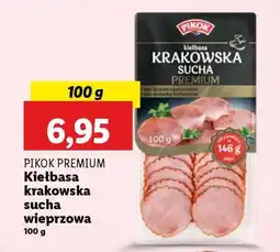 Lidl PIKOK PREMIUM Kiełbasa krakowska sucha wieprzowa oferta