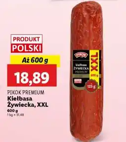 Lidl PIKOK PREMIUM Kiełbasa żywiecka, XXL oferta