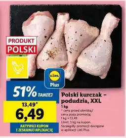 Lidl Polski kurczak – podudzie, XXL oferta