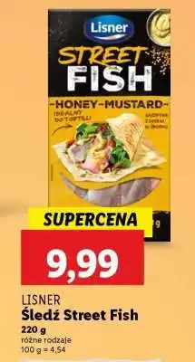 Lidl Lisner Śledź Street Fish oferta