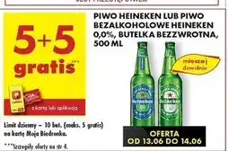 Biedronka Piwo Heineken Silver oferta