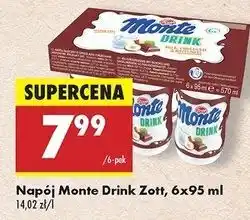 Biedronka Napój mleczno-czekoladowy Zott Monte Drink oferta