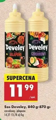 Biedronka Sos czosnkowy Develey oferta