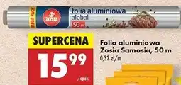 Biedronka Folia aluminiowa 50 m Zosia Samosia oferta