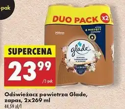 Biedronka Zapas drzewo sandałowe z bali i jaśmin Glade By Brise Automatic Spray oferta