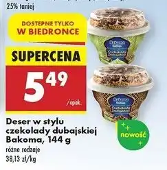 Biedronka Deser w stylu dubajskiej czekolady Bakoma oferta