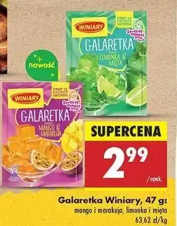 Biedronka Galaretka smak mango i marakui Winiary oferta