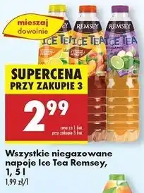 Biedronka Napój z ekstraktem czarnej herbaty bergamot Remsey Ice Tea oferta