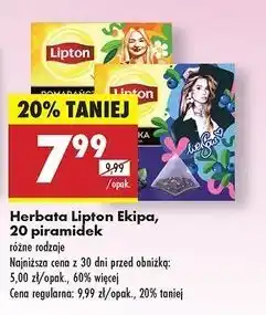 Biedronka Herbata czarna z pomarańczą Lipton oferta