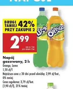 Biedronka Napój o smaku cytrynowym Lemo oferta