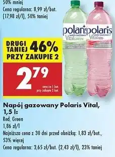 Biedronka Woda green Polaris Vital oferta