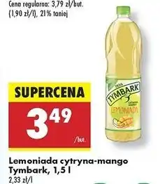 Biedronka Lemoniada cytryna i mango Tymbark oferta