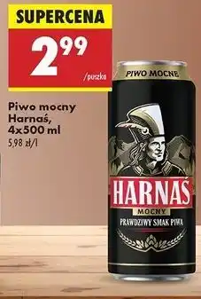 Biedronka Piwo Harnaś Mocne oferta