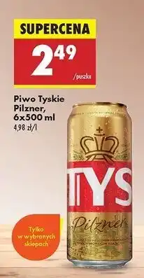 Biedronka Piwo Tyskie Pilzner oferta