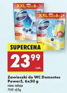Biedronka Kostka do wc lime Domestos Power5 oferta
