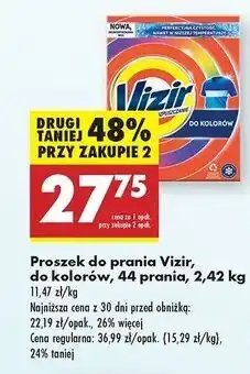 Biedronka Proszek do prania kolorów Vizir oferta