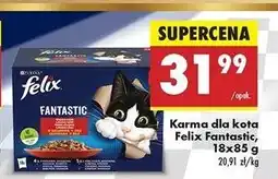 Biedronka Karma dla kota wiejskie smaki w galarecie Purina Felix Fantastic oferta