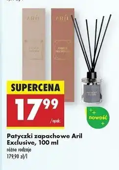 Biedronka Pachnące patyczki velvet santal Aril Exclusive oferta