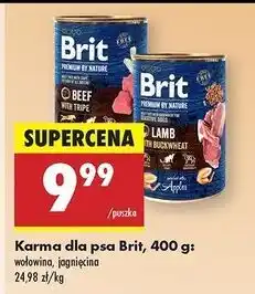 Biedronka Karma dla psa z jagnięciną Brit Premium By Nature oferta