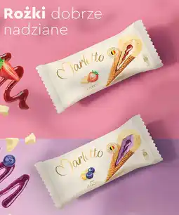 Biedronka Rożek z belgijską czekoladą jagoda Marletto oferta