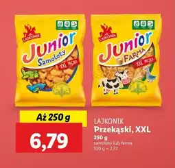 Lidl Krakersy farma Lajkonik junior oferta