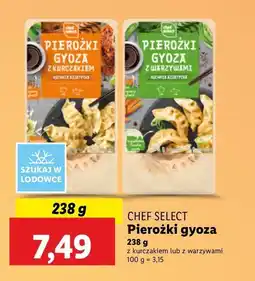 Lidl Pierożki gyoza z warzywami Chef select oferta