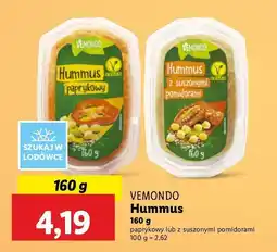 Lidl Hummus paprykowy Vemondo oferta