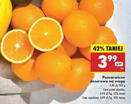 Biedronka Pomarańcze deserowe oferta