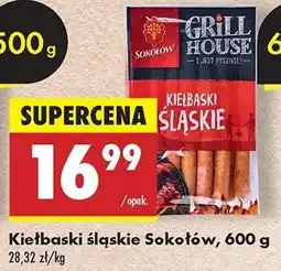 Biedronka Kiełbaski śląskie Sokołów grill house oferta