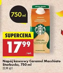Biedronka Napój mleczny caramel macchiato Starbucks oferta